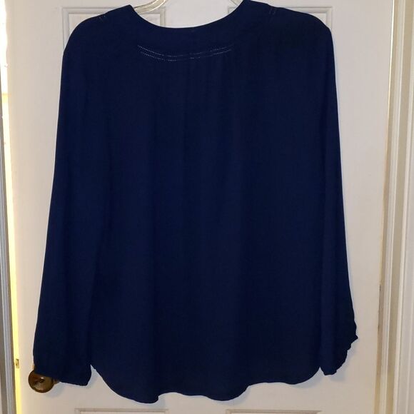 NWOT Women’s New York and Company Blue Blouse XXL - Picture 8 of 11